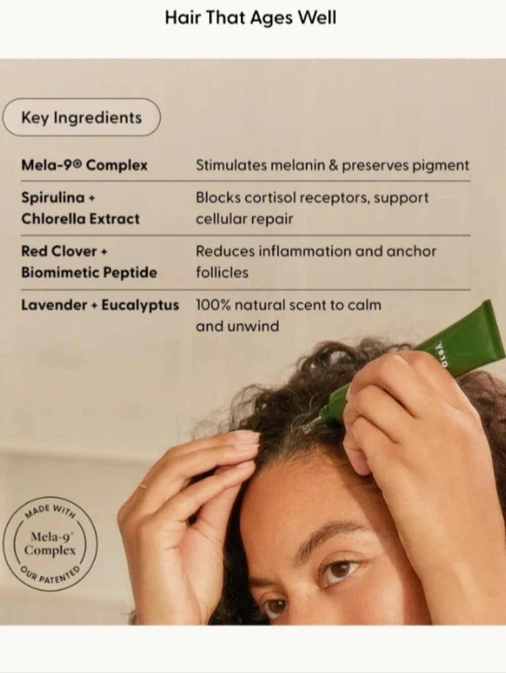 AREY Good Night, Grey Overnight Hair Serum